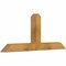 Ekena Millwork Portland Rough Sawn Timber Gable Bracket, Western Red Cedar, 48"W x 20"H x 4"D x 4"F, 10/12 Pitch GBW048X20X0404POR00RWR - alternate 3